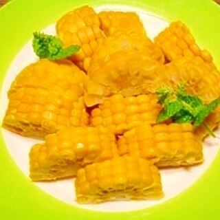 しっかり塩味☆茹でトウモロコシ